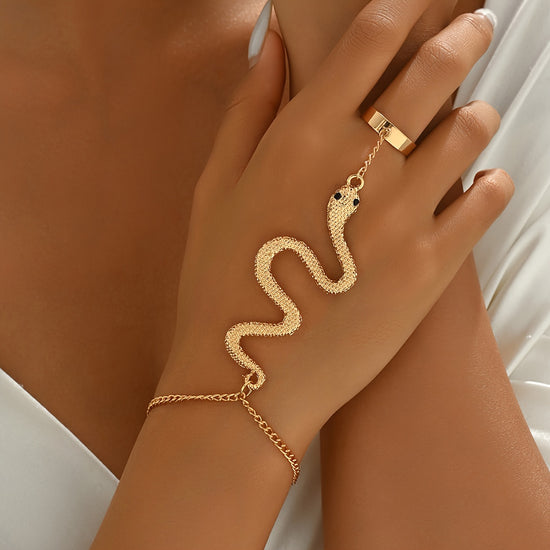 VintageInspired Bold Snake Bangle  Chic DailyVacation Accessory Timeless Sexy Jewelry Gift